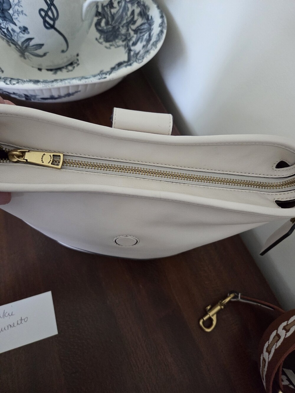 Coach Tali Bucket Bag Color: Chalk - Picture 8 of 8